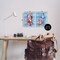 Stupell Industries Coastal Cuisines on Plaid 2pc Wall Plaque Art Set Design by Mercedes Lopez Charro